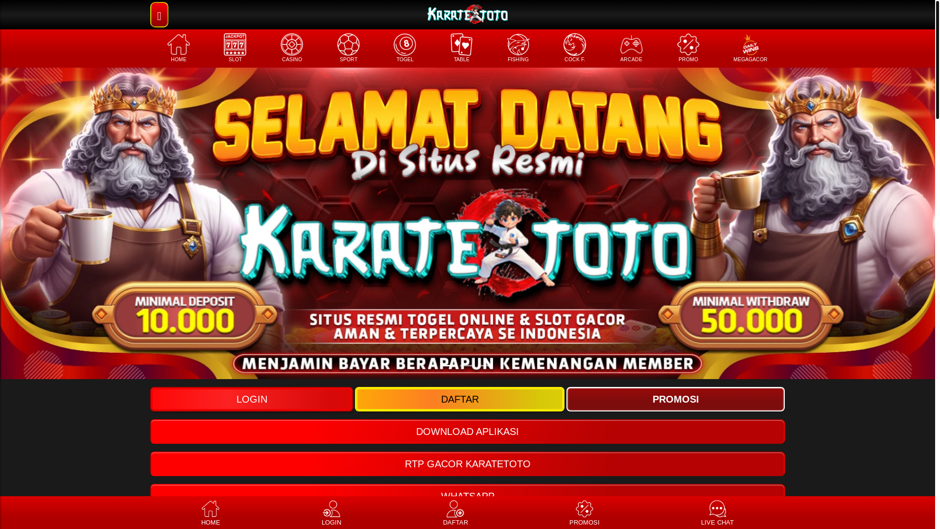website screenshot of https://karatesabuk.site/