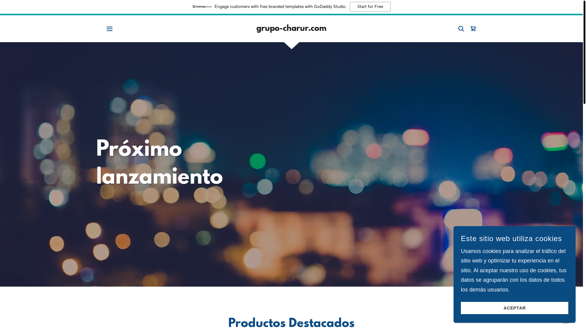 website screenshot of https://grupo-charur.com/