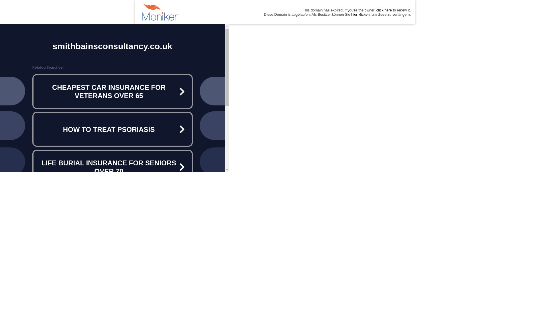 website screenshot of https://smithbainsconsultancy.co.uk/