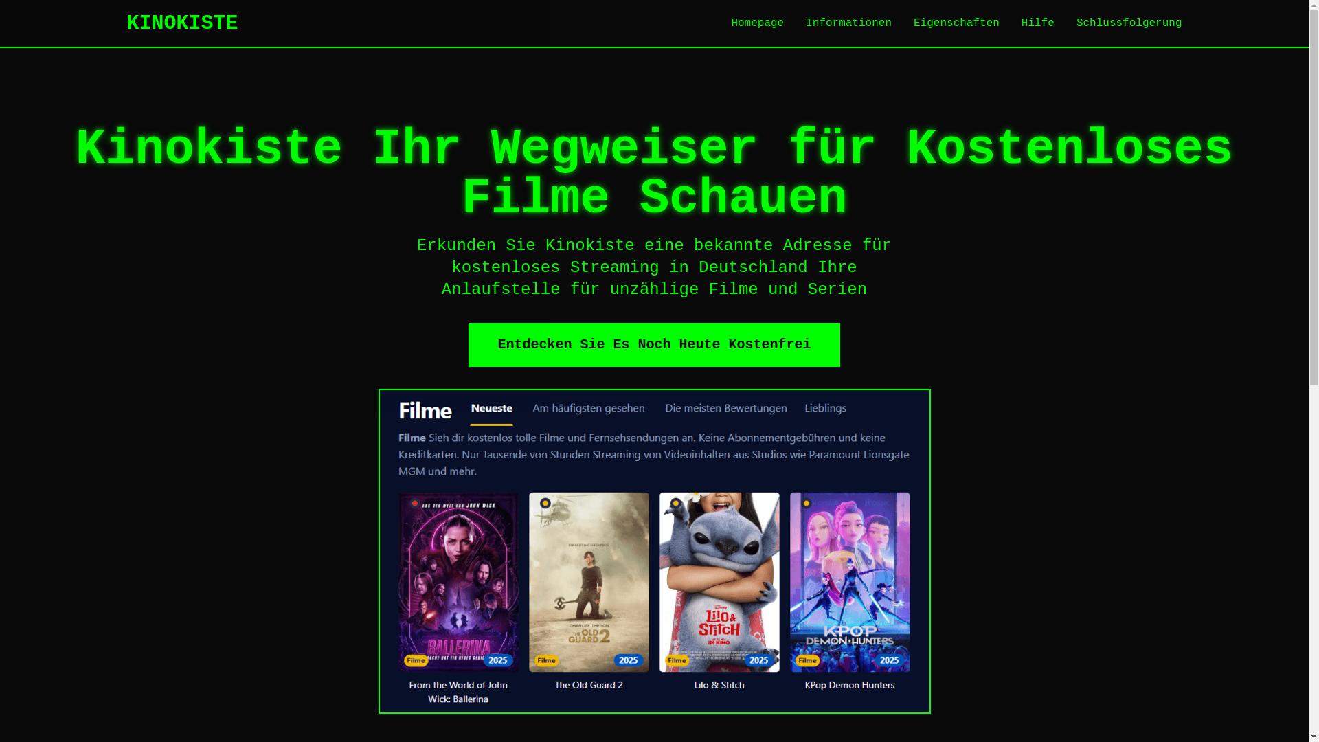 website screenshot of https://kinokiste-9cwc.pages.dev/