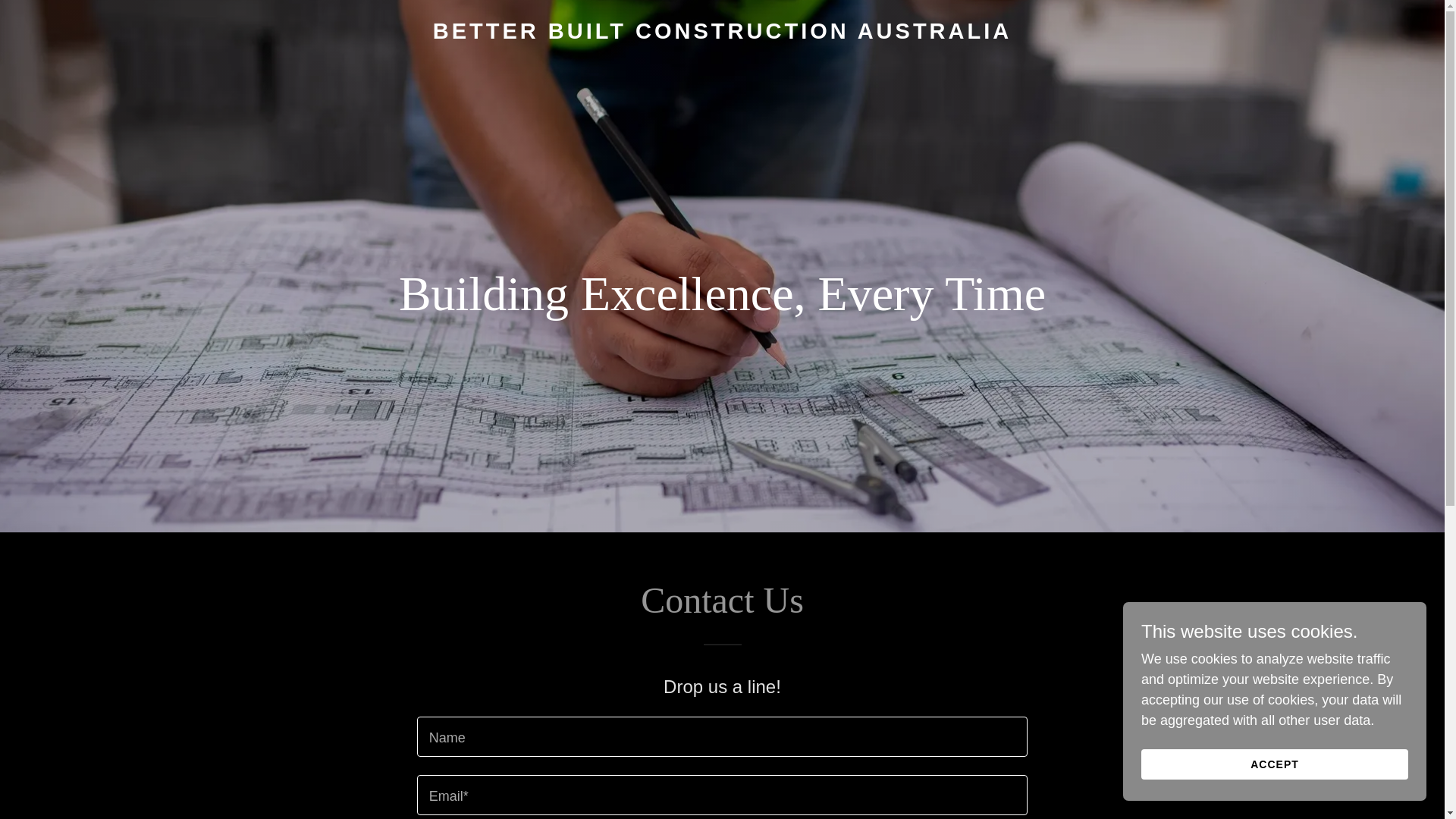 website screenshot of https://betterbuiltconstruction.com.au/
