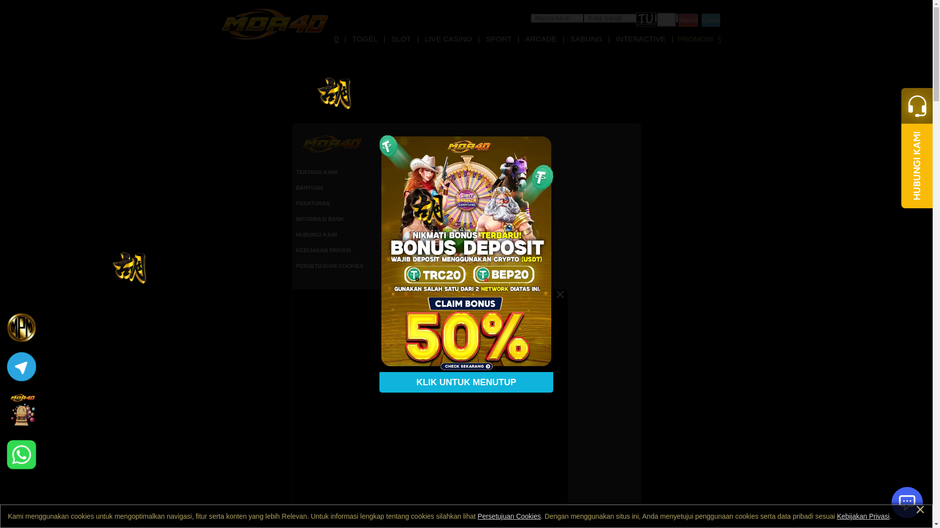 website screenshot of https://moawinner.com/