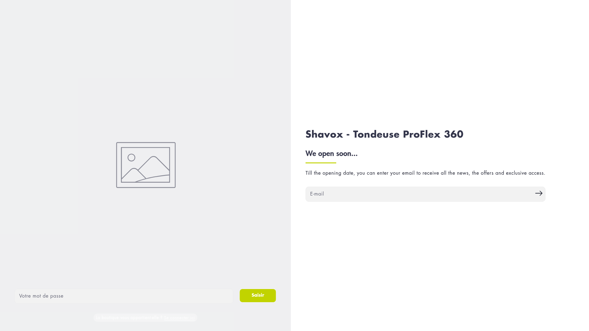 website screenshot of https://shavoxshop.com/
