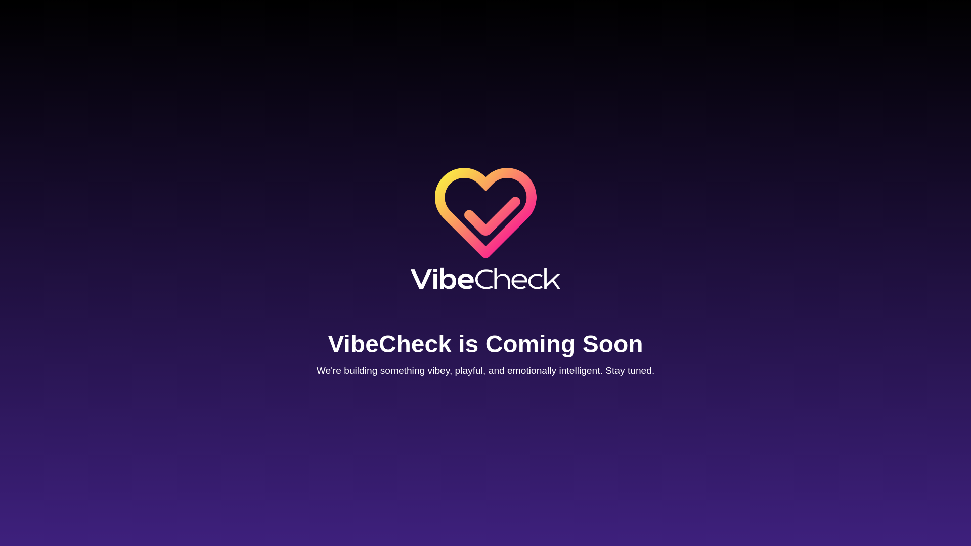 website screenshot of https://vibecheck-dating.com/