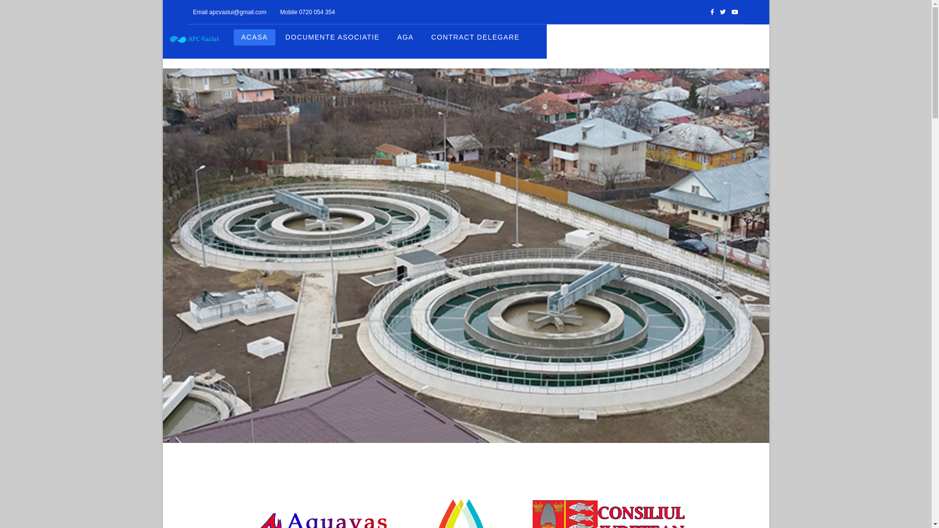 website screenshot of https://apc-vaslui.ro/