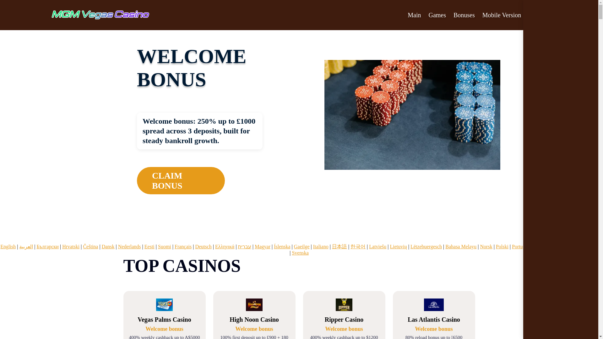 website screenshot of https://mgmvegas3.bond/