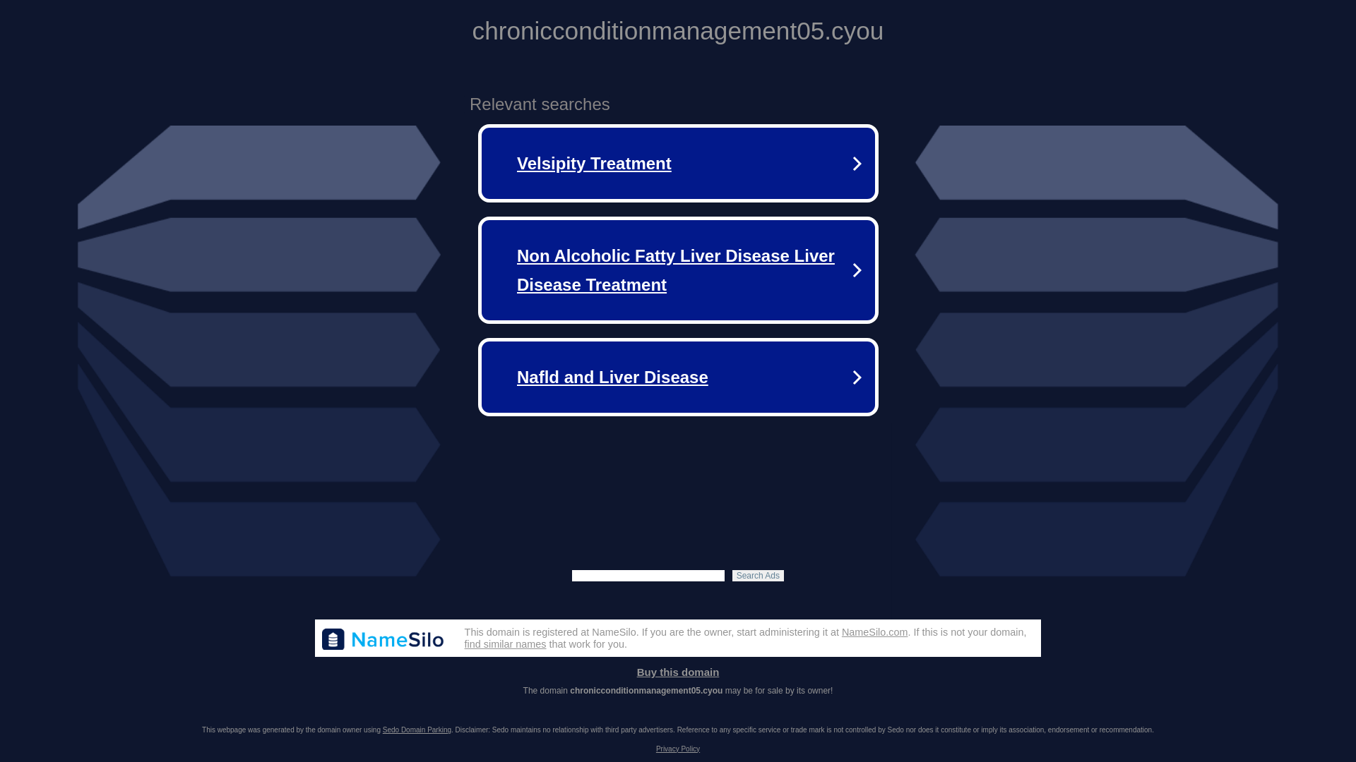 website screenshot of https://chronicconditionmanagement05.cyou/