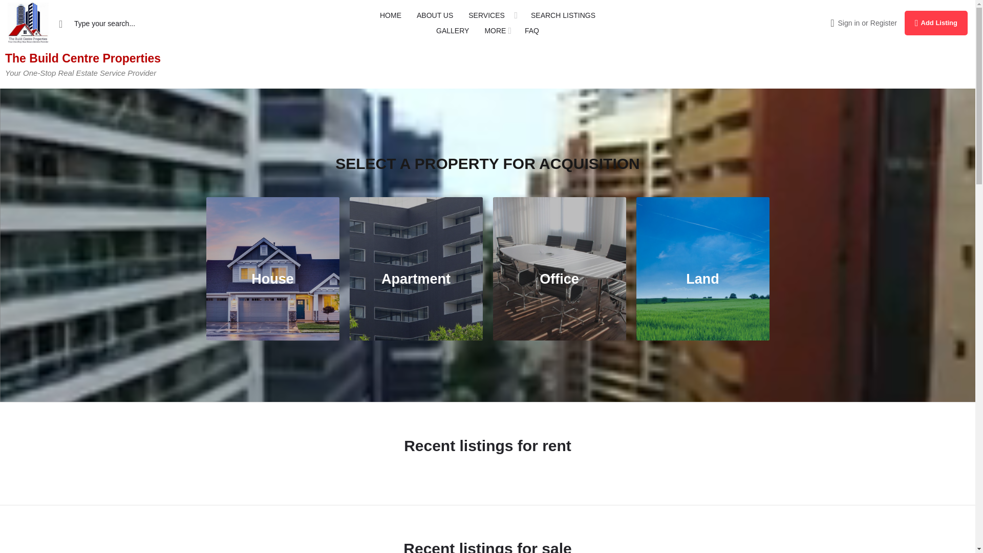 website screenshot of https://thebuildcentreandsupplies.com/