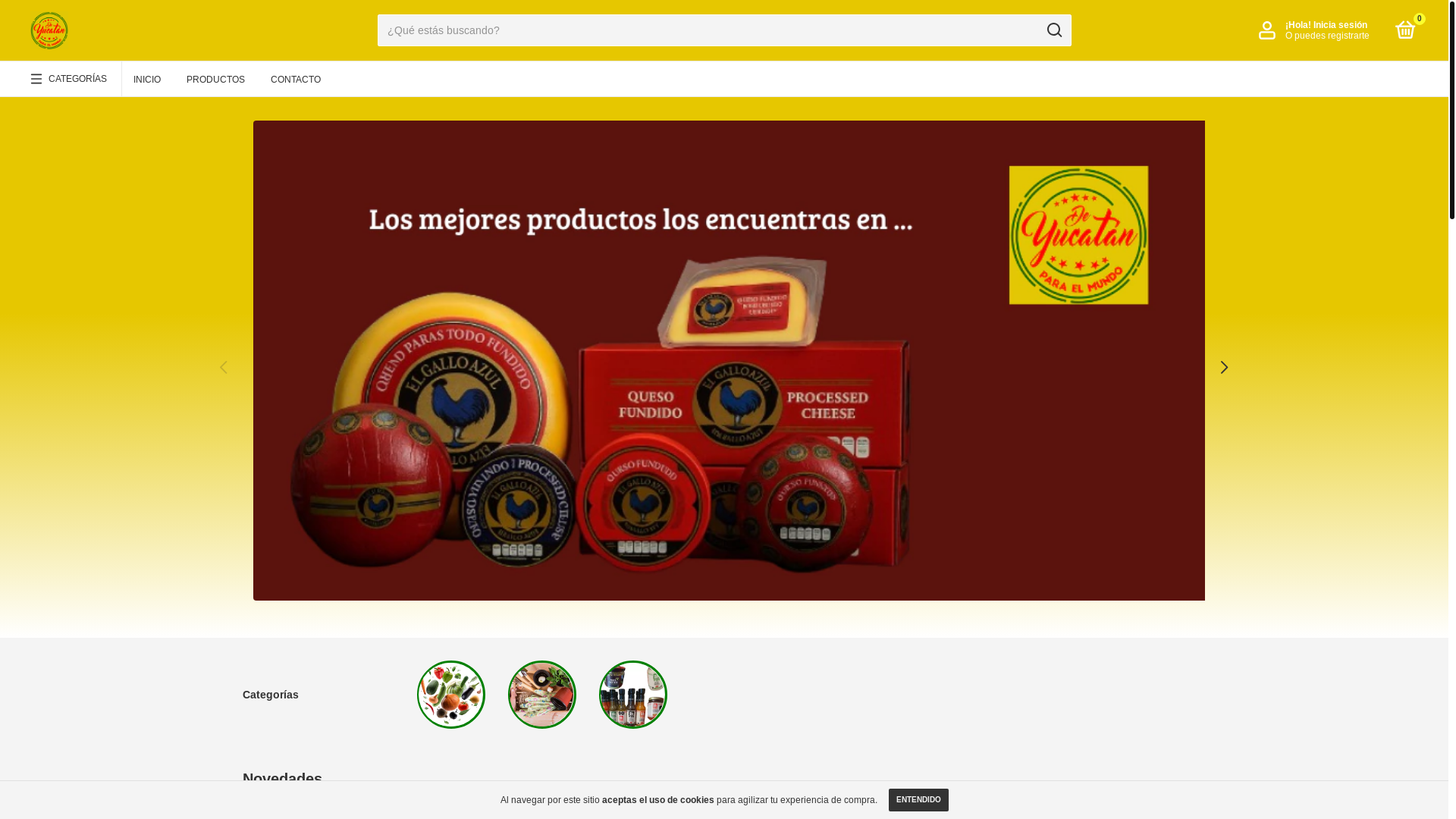 website screenshot of https://deyucatanparaelmundo.com.mx/