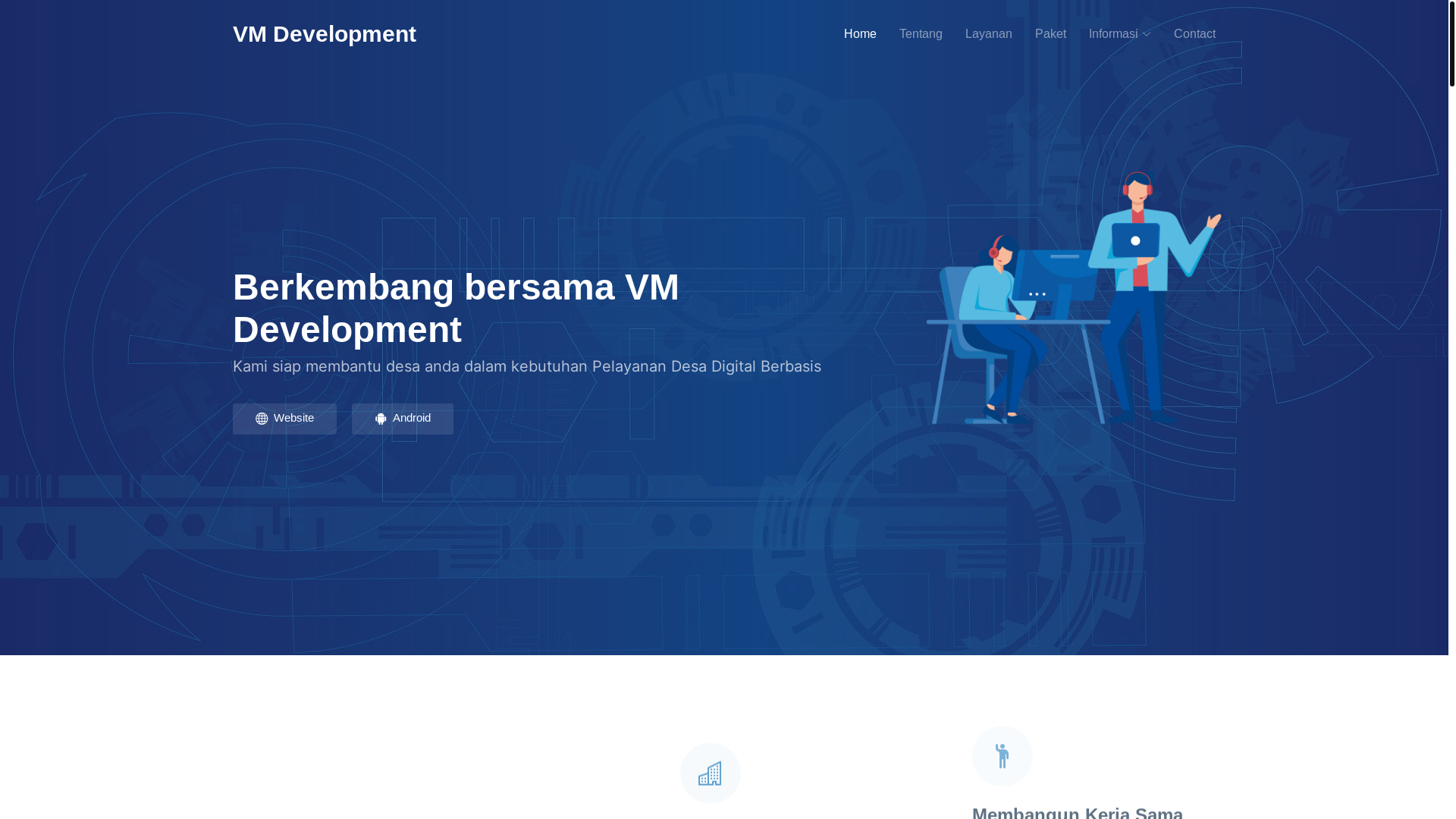 website screenshot of https://vmpdevelopment.com/