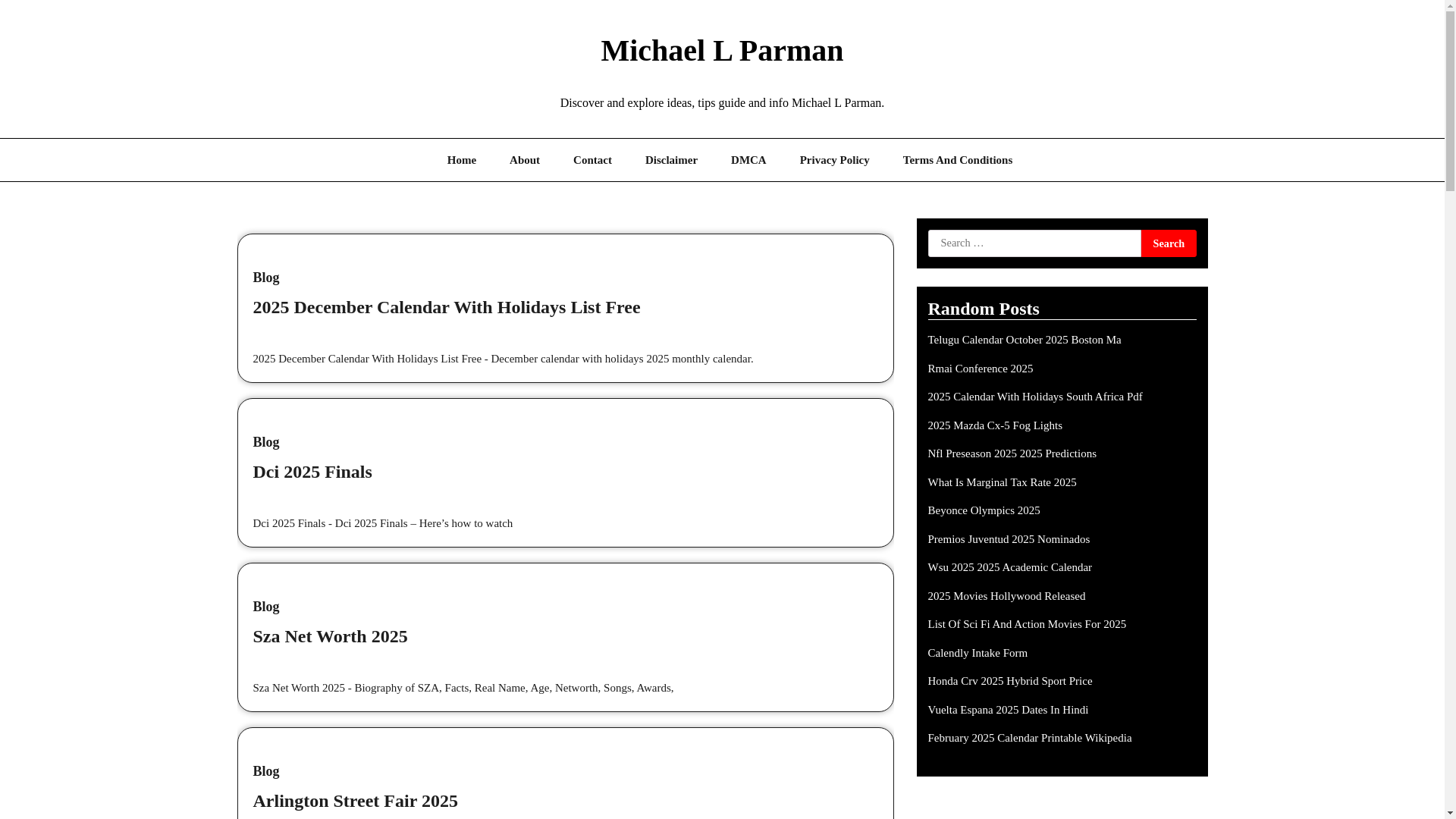 website screenshot of https://michaellparmann.pages.dev/
