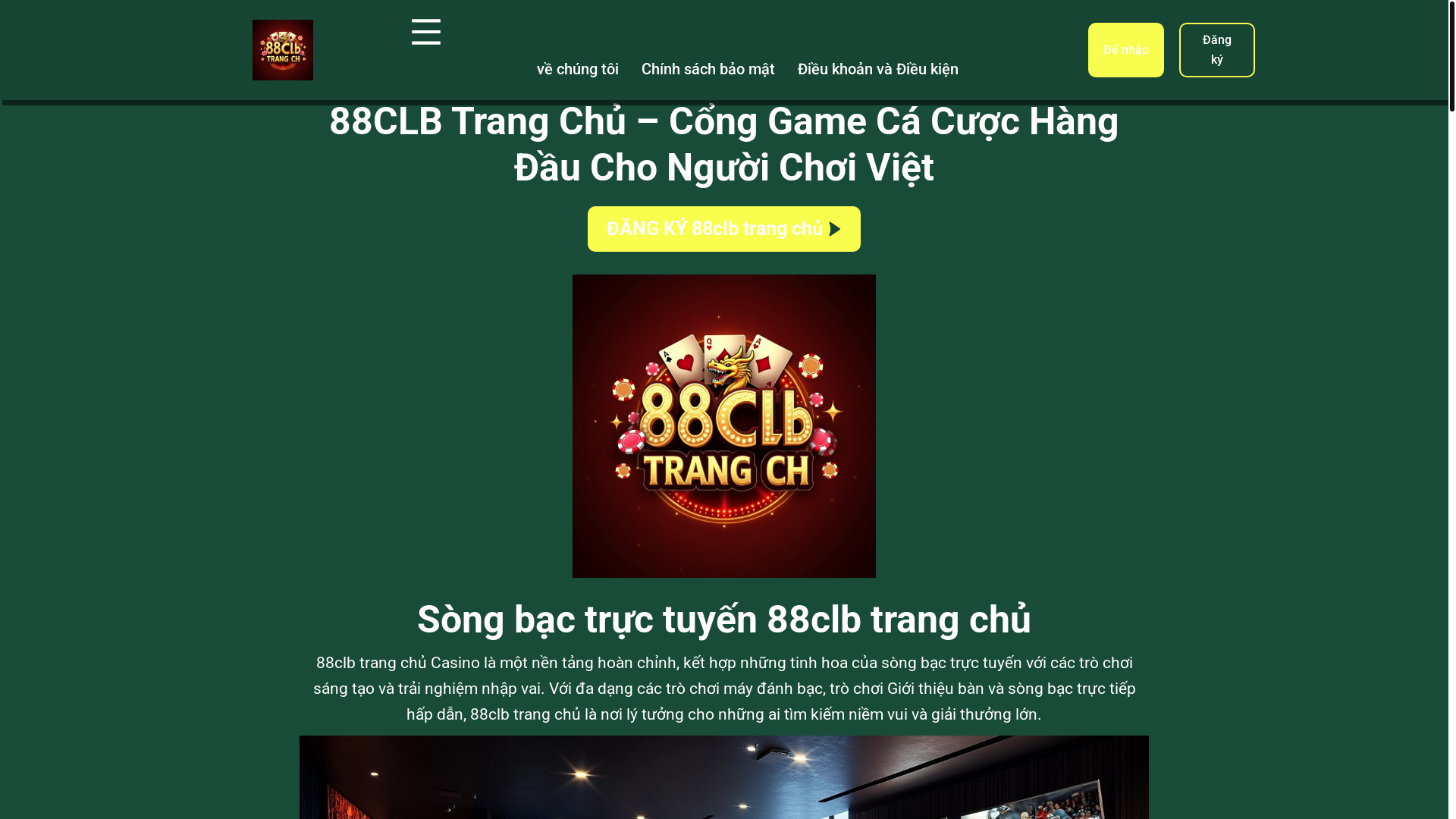 website screenshot of https://88clbtrangchu.cc/