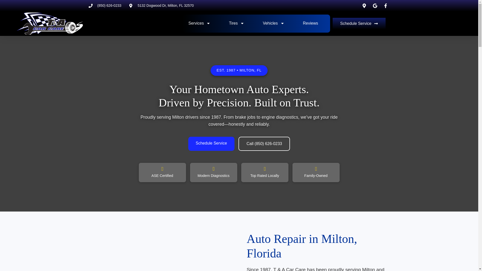 website screenshot of https://tandacarcare.com/