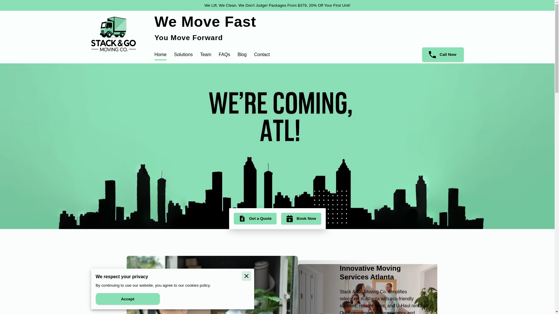 website screenshot of https://stackandgomoving.com/