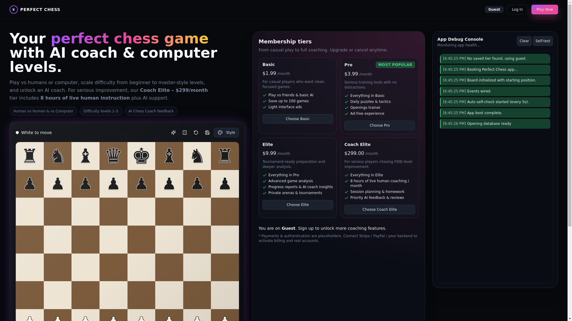 website screenshot of https://kelechi.live/