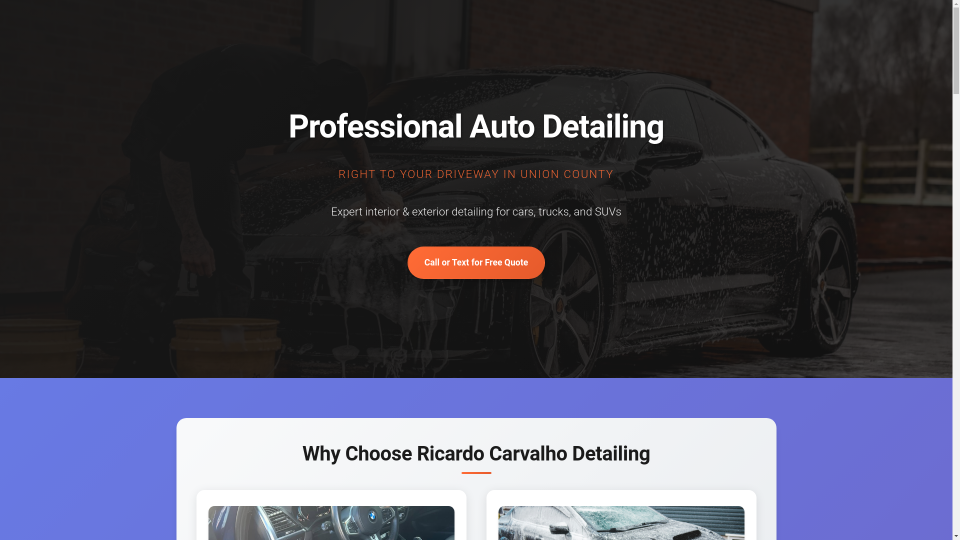 website screenshot of https://unionnjdetails.com/