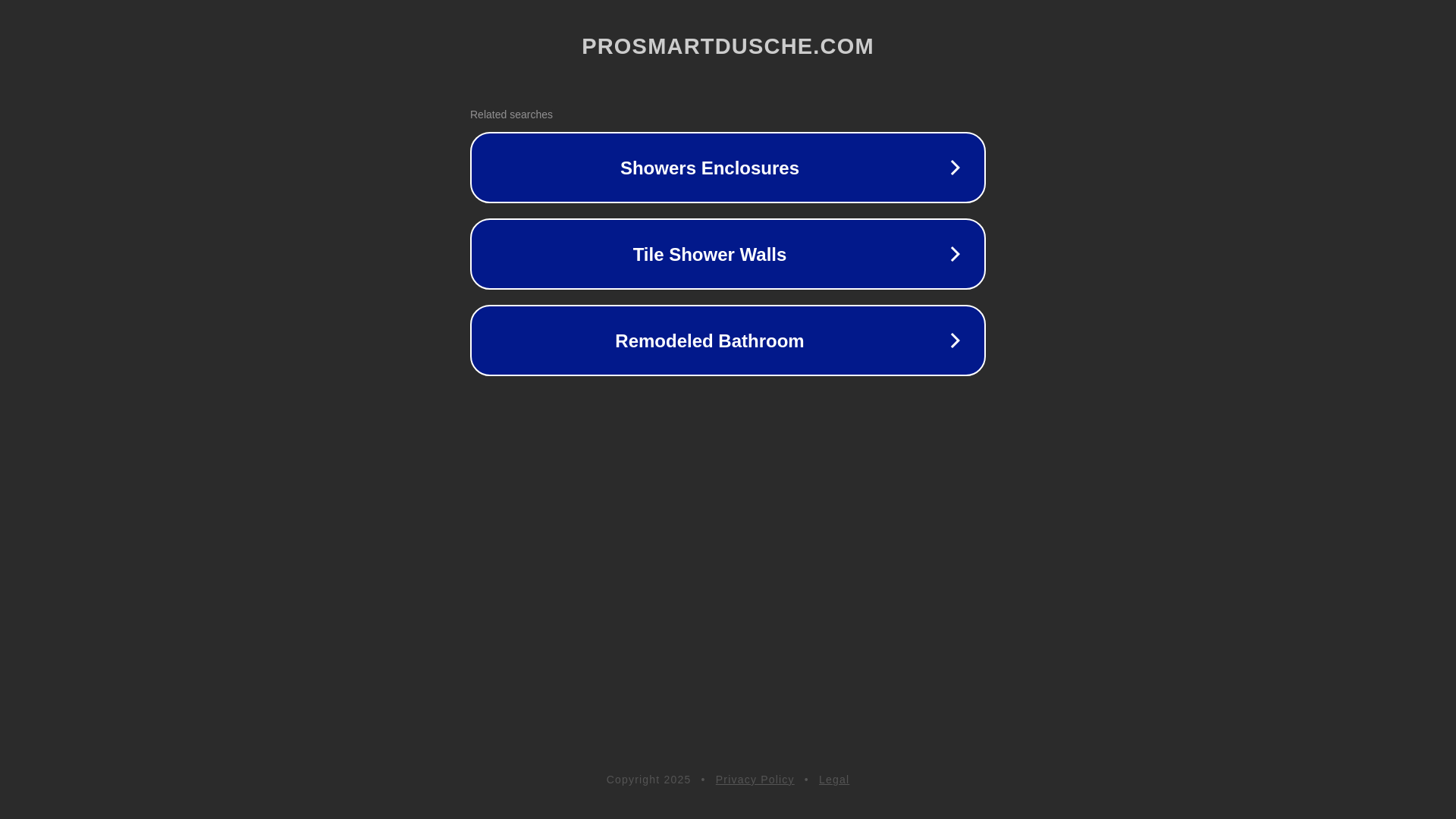 website screenshot of https://prosmartdusche.com/