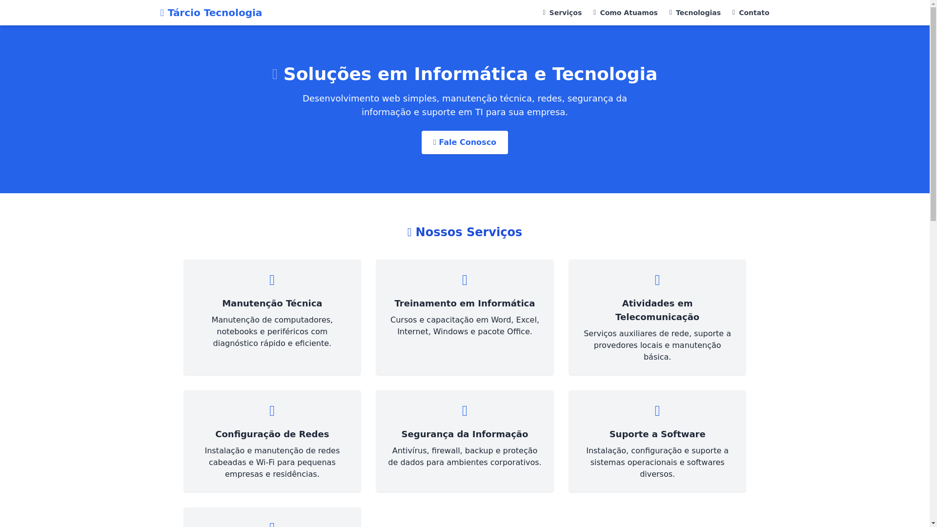 website screenshot of https://site-tarcio-tecnologia.pages.dev/