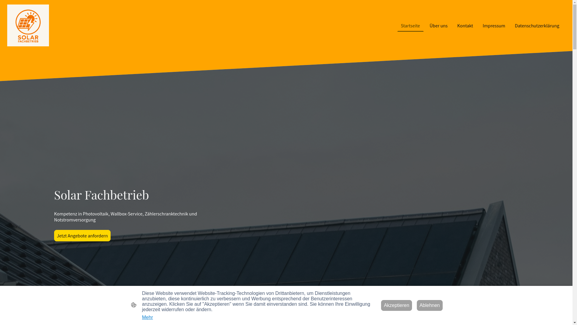 website screenshot of https://solarfachbetrieb.com/