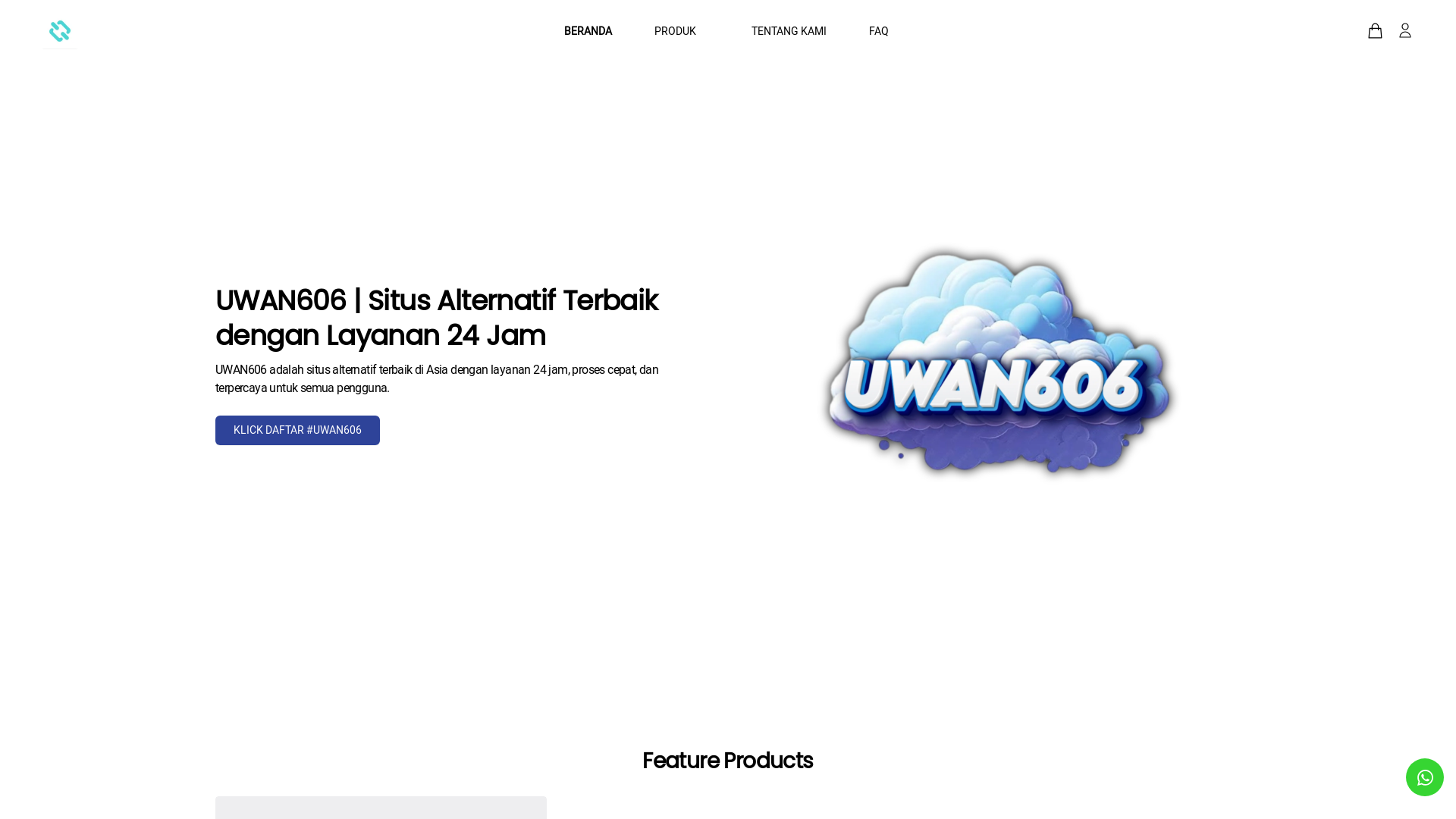 website screenshot of https://uwan606.net/