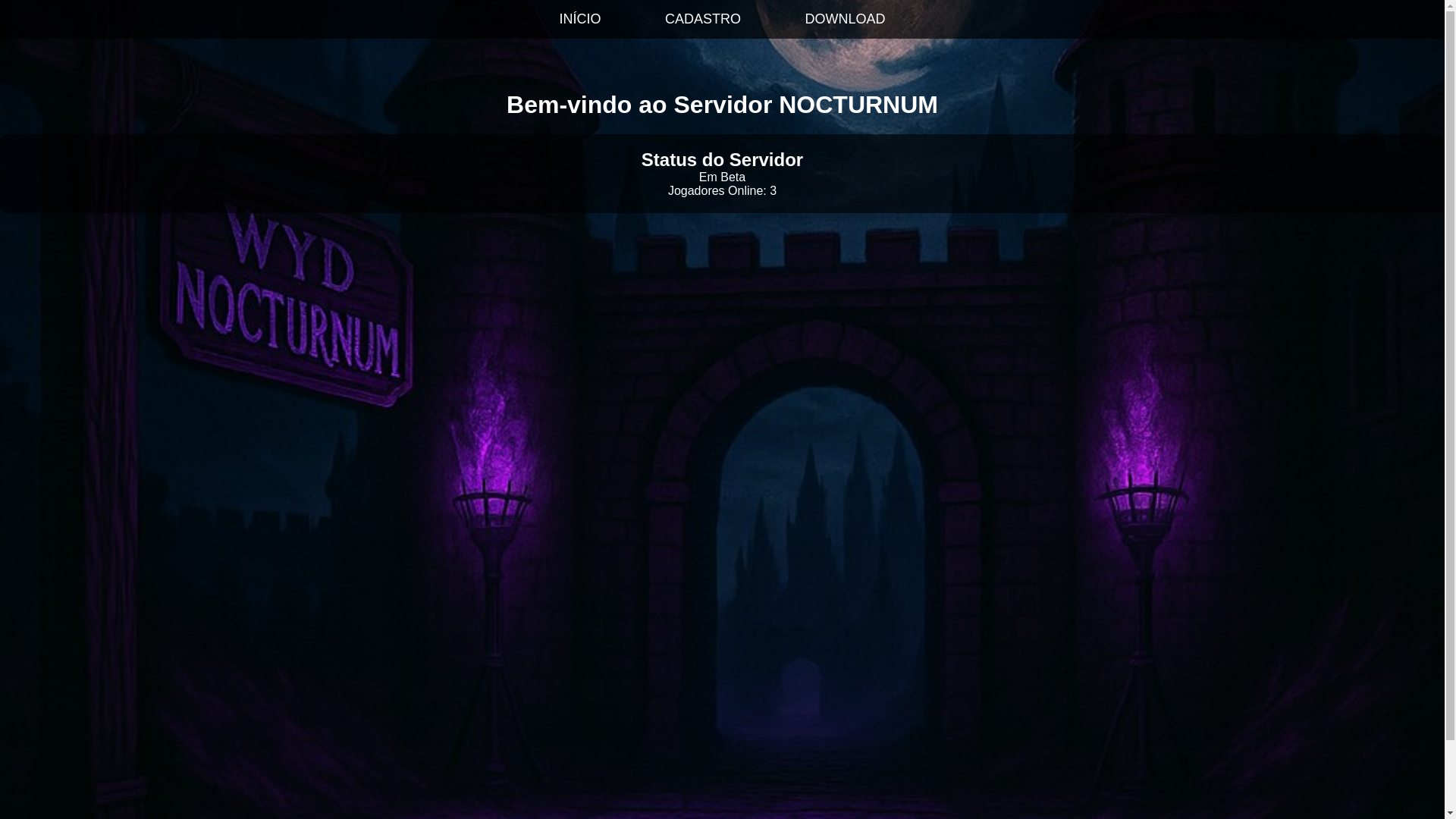 website screenshot of https://nocturnum.online/