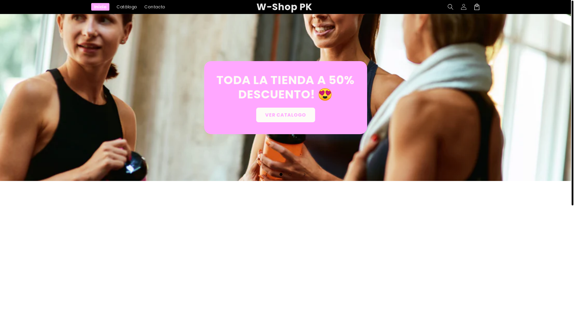 website screenshot of https://loquevesllega.store/
