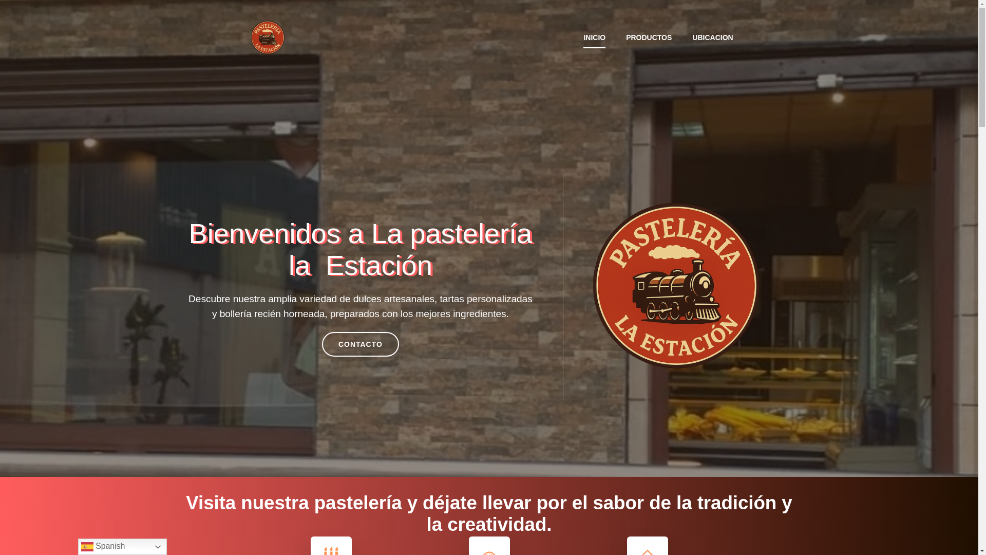 website screenshot of https://pastelerialaestacion.es/