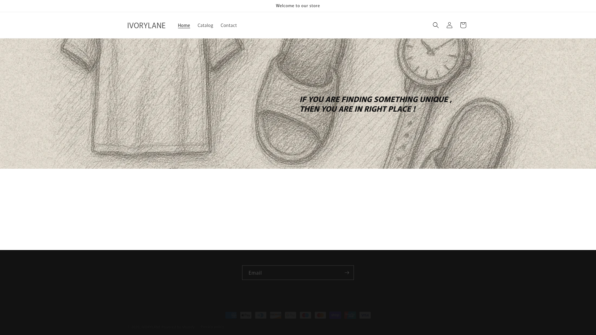 website screenshot of https://ivorylaneuk.shop/