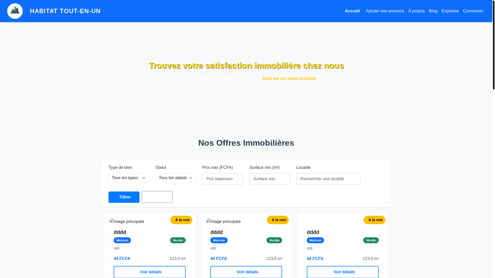 website screenshot of https://geoimmotech.com/