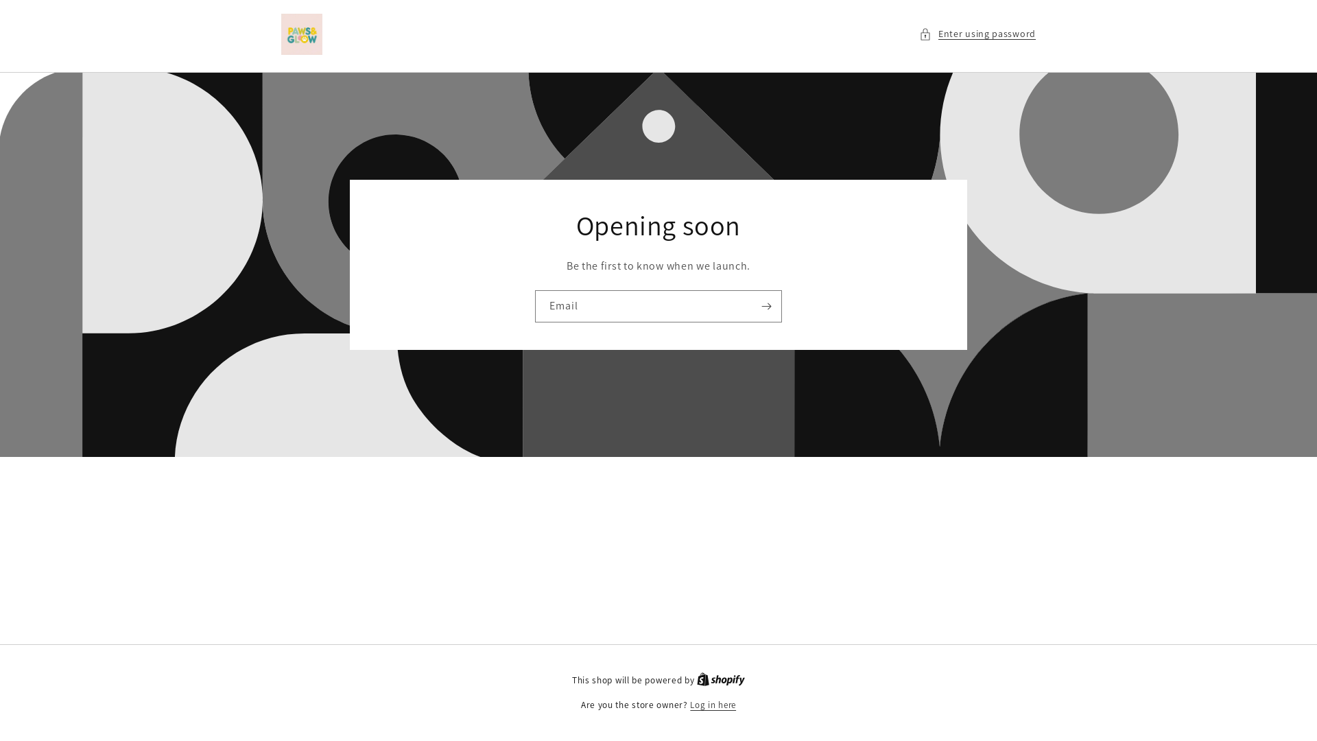 website screenshot of https://pawandglow.com/