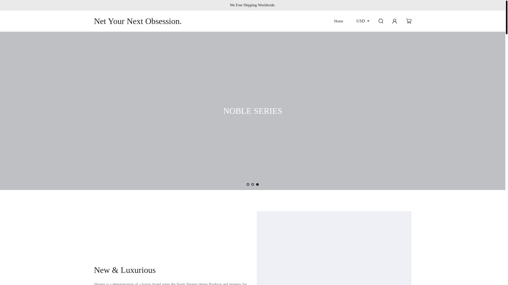 website screenshot of https://3chome.shop/