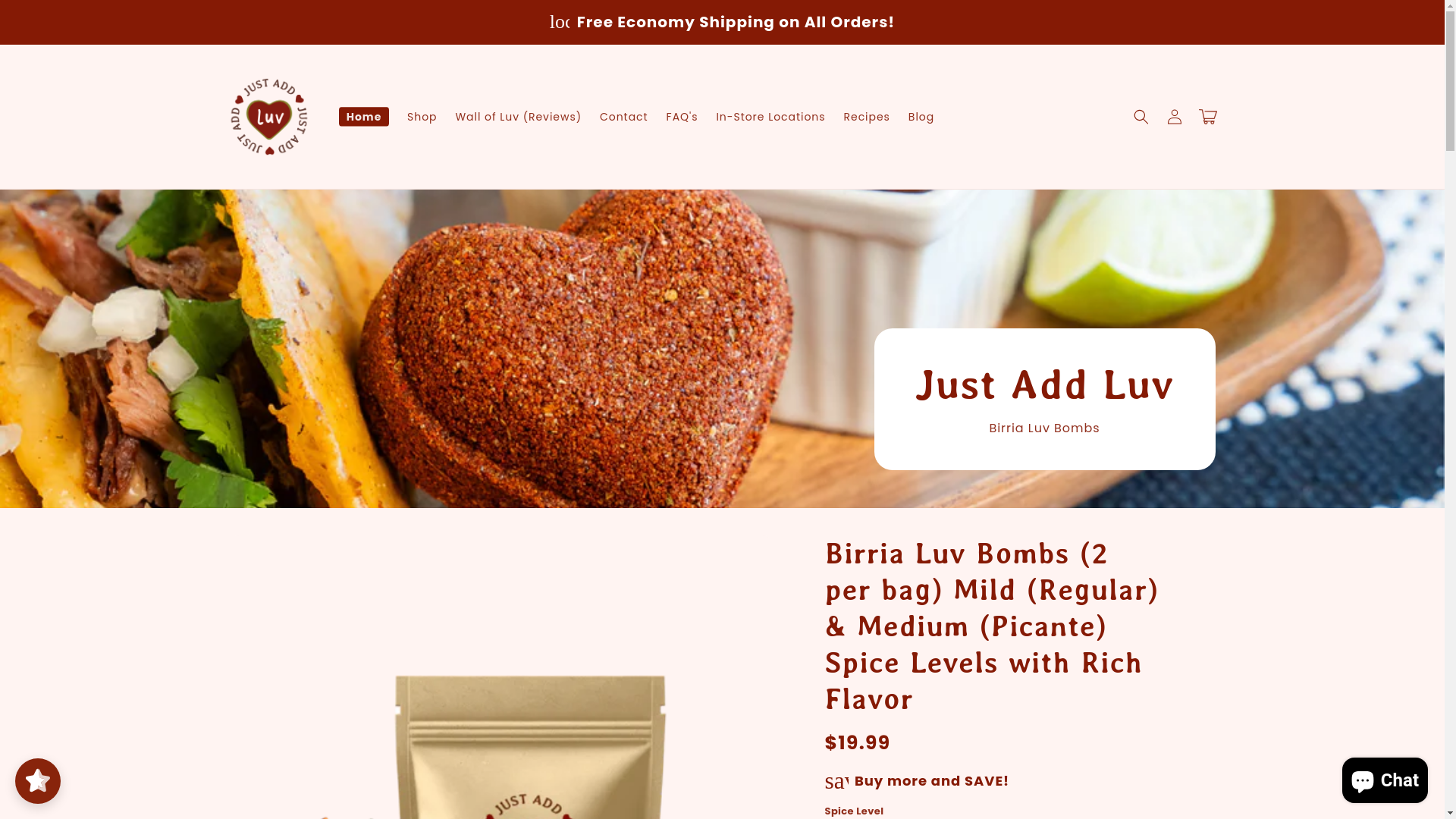 website screenshot of https://retailerjustaddluv.com/