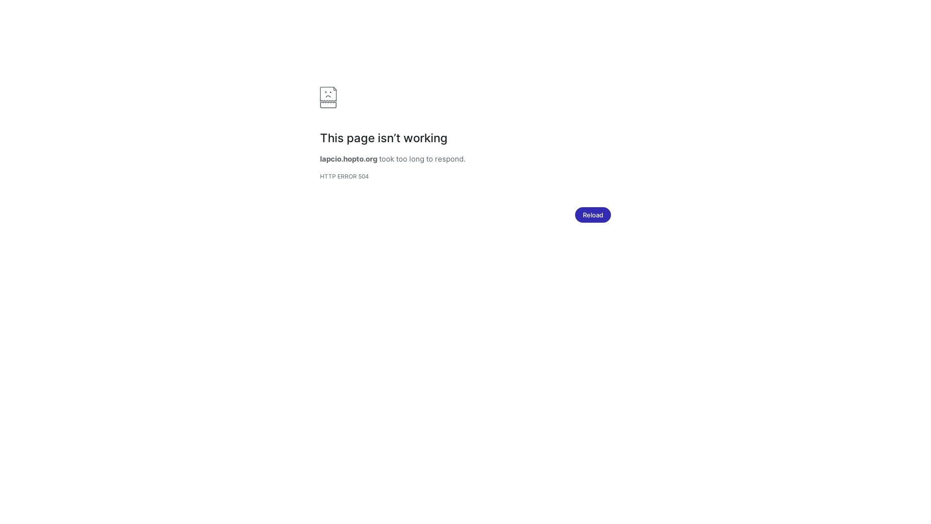 website screenshot of http://lapcio.hopto.org/