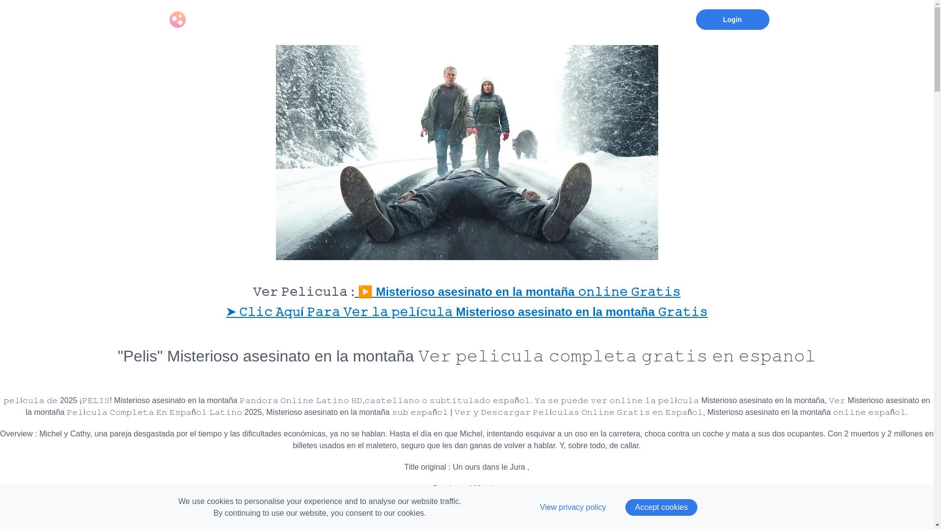website screenshot of https://pelisplus2vermisteriosoasesinatoenlamontaa.graphy.com/
