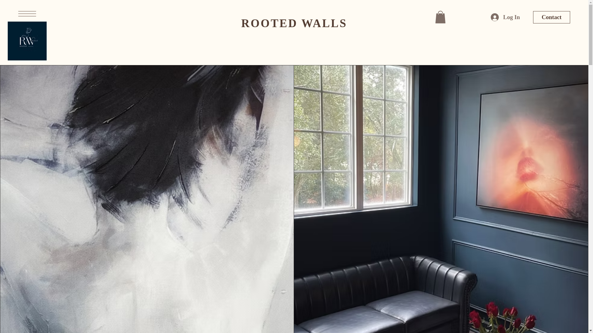 website screenshot of https://rootedwallco.com/
