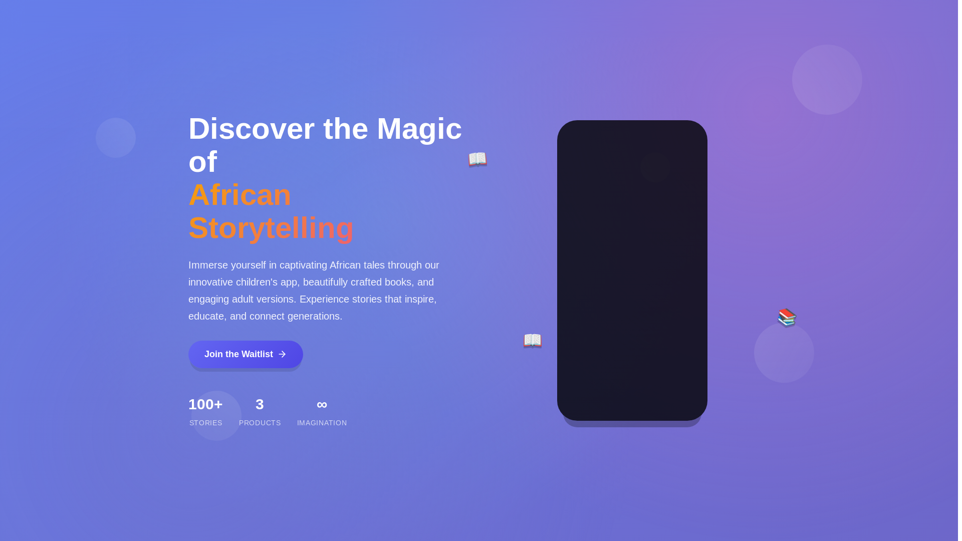 website screenshot of https://afritales.pages.dev/