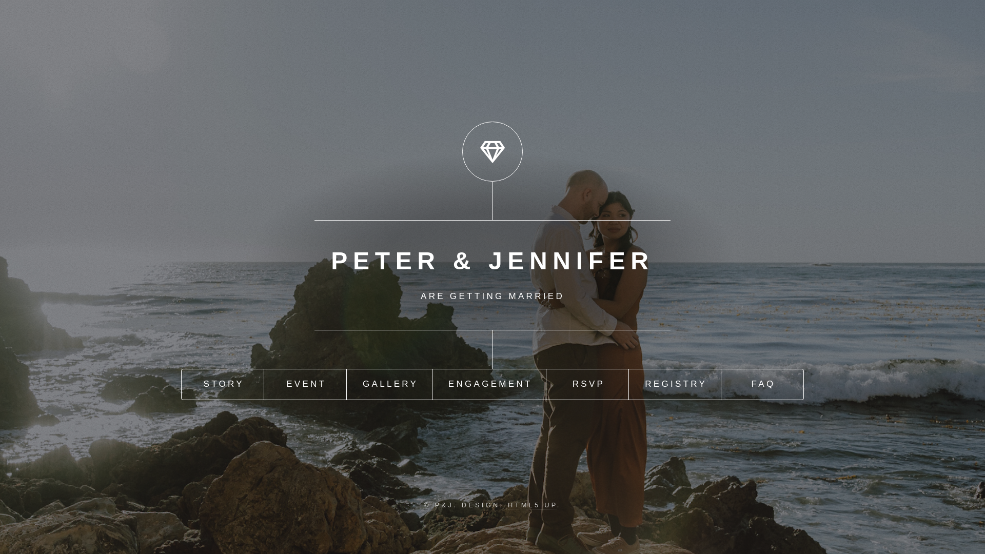 website screenshot of https://peter-and-jennifer.pages.dev/