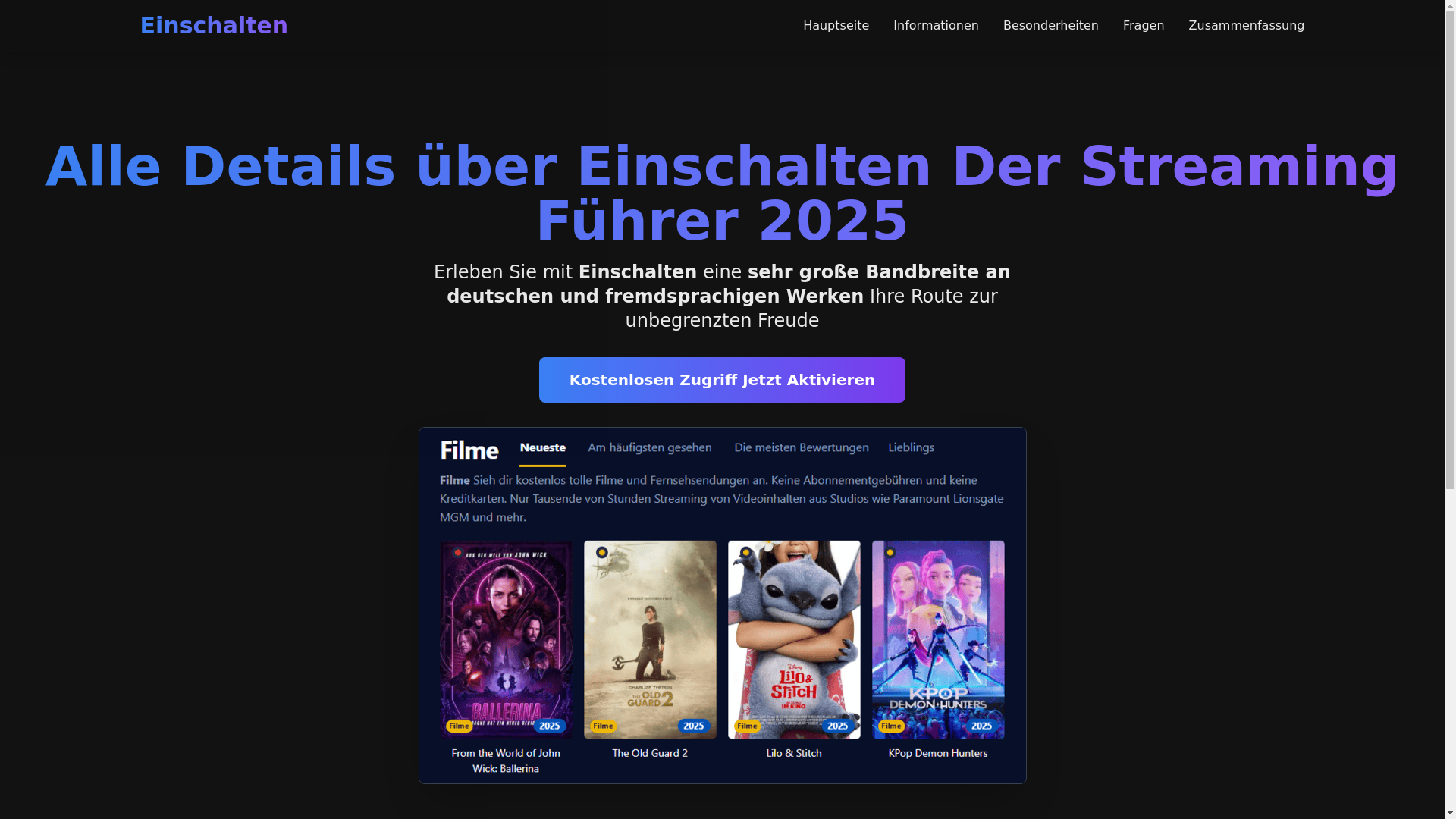 website screenshot of https://einschalten-2rhx-ecz.pages.dev/