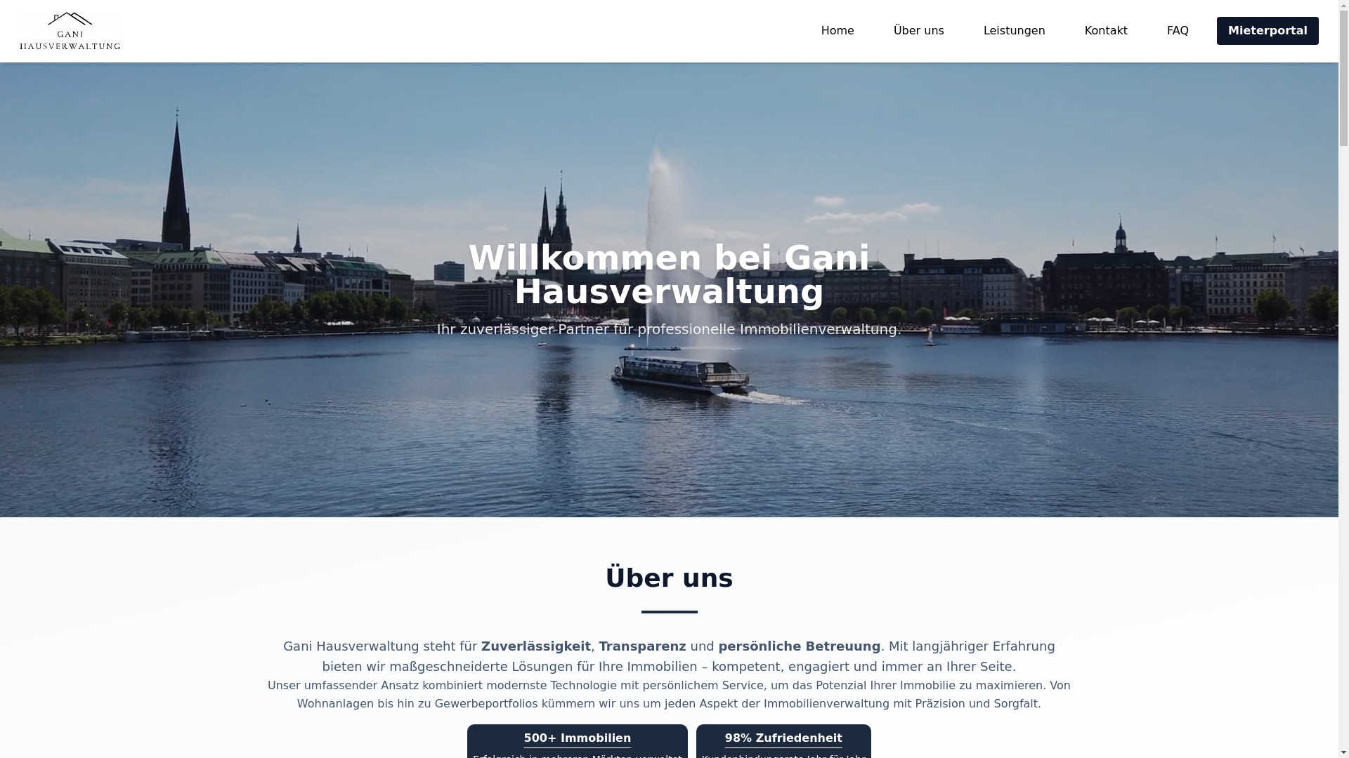website screenshot of https://gani-hv.pages.dev/