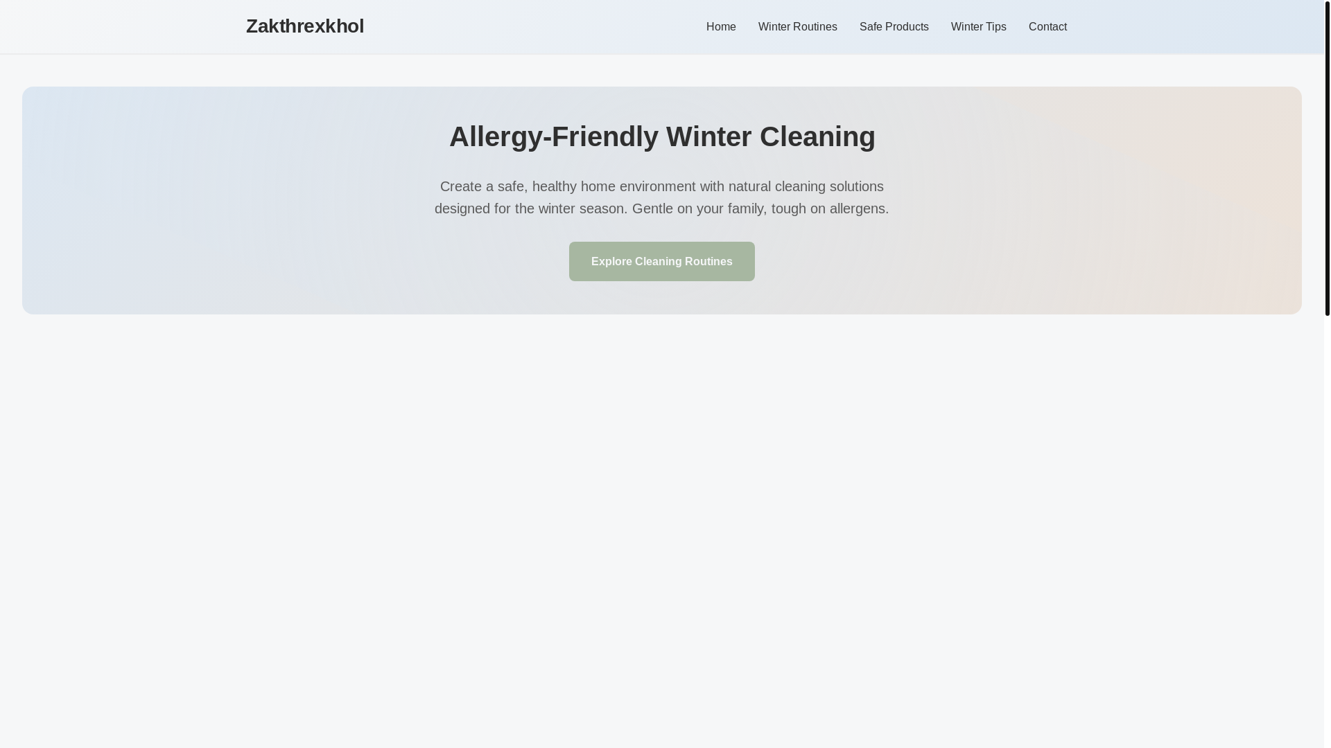 website screenshot of https://zakthrexkhol.world/