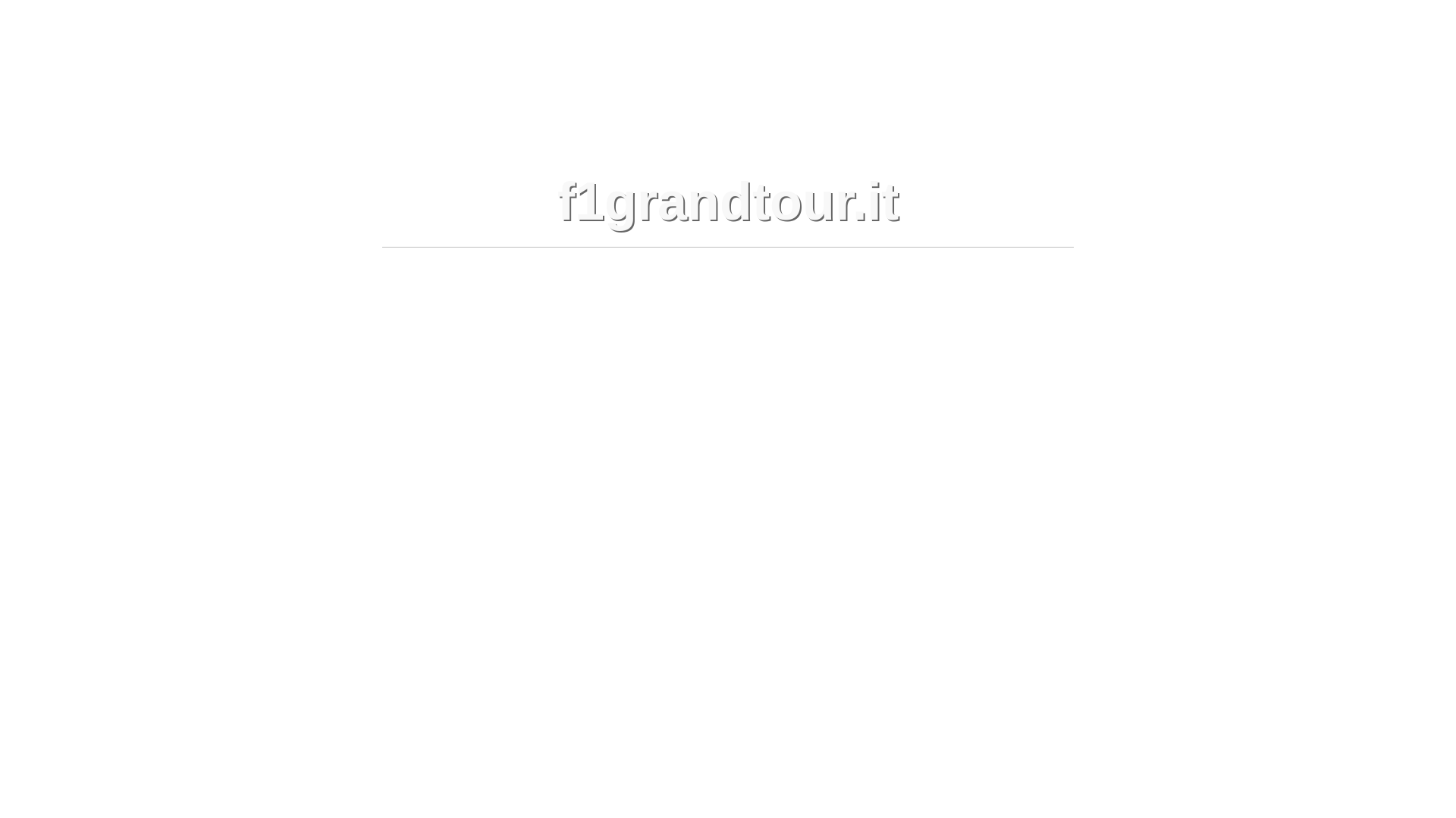 website screenshot of https://f1grandtour.it/