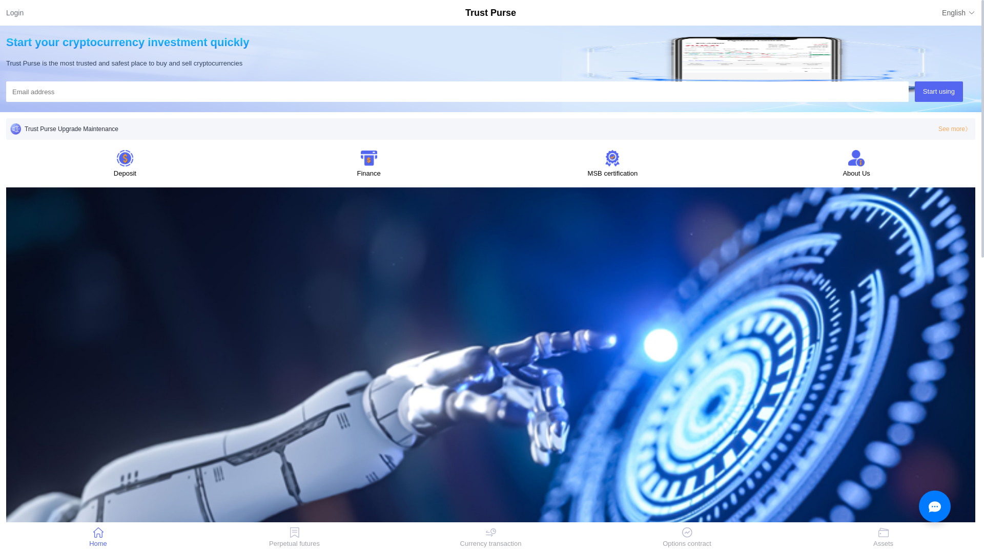 website screenshot of https://trustpro3.cc/