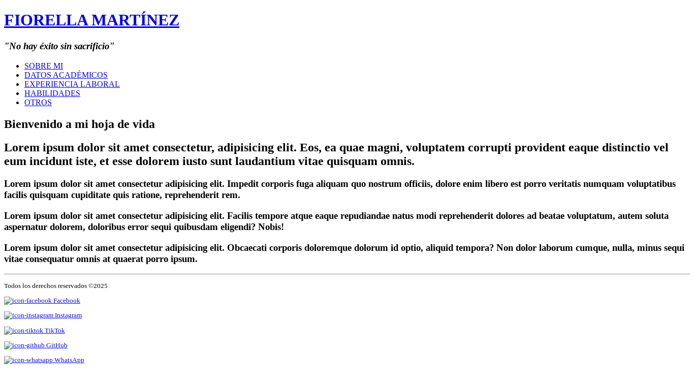 website screenshot of https://cv-fiorellamartinez.pages.dev/