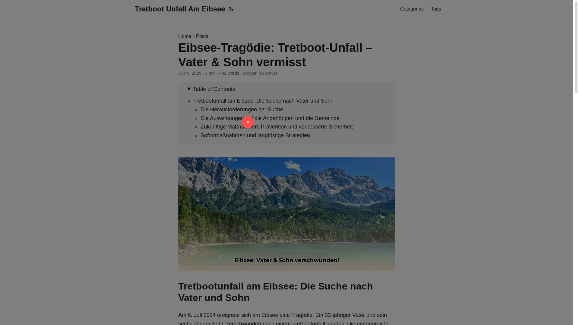 website screenshot of https://tretboot-unfall-am-eibsee.pages.dev/