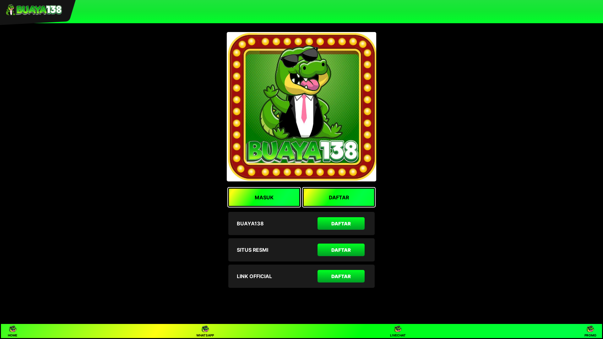 website screenshot of https://linklist-buaya-resmi.pages.dev/