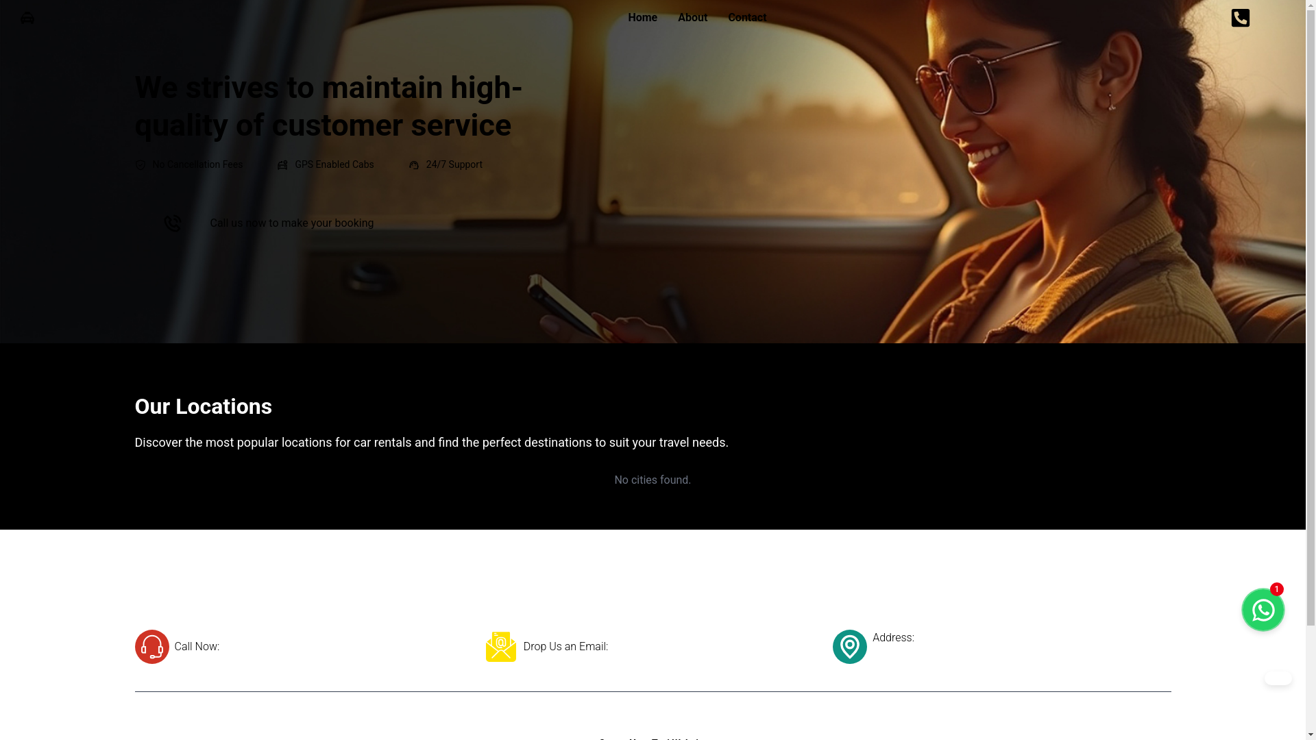 website screenshot of https://antwalcabservice.in/
