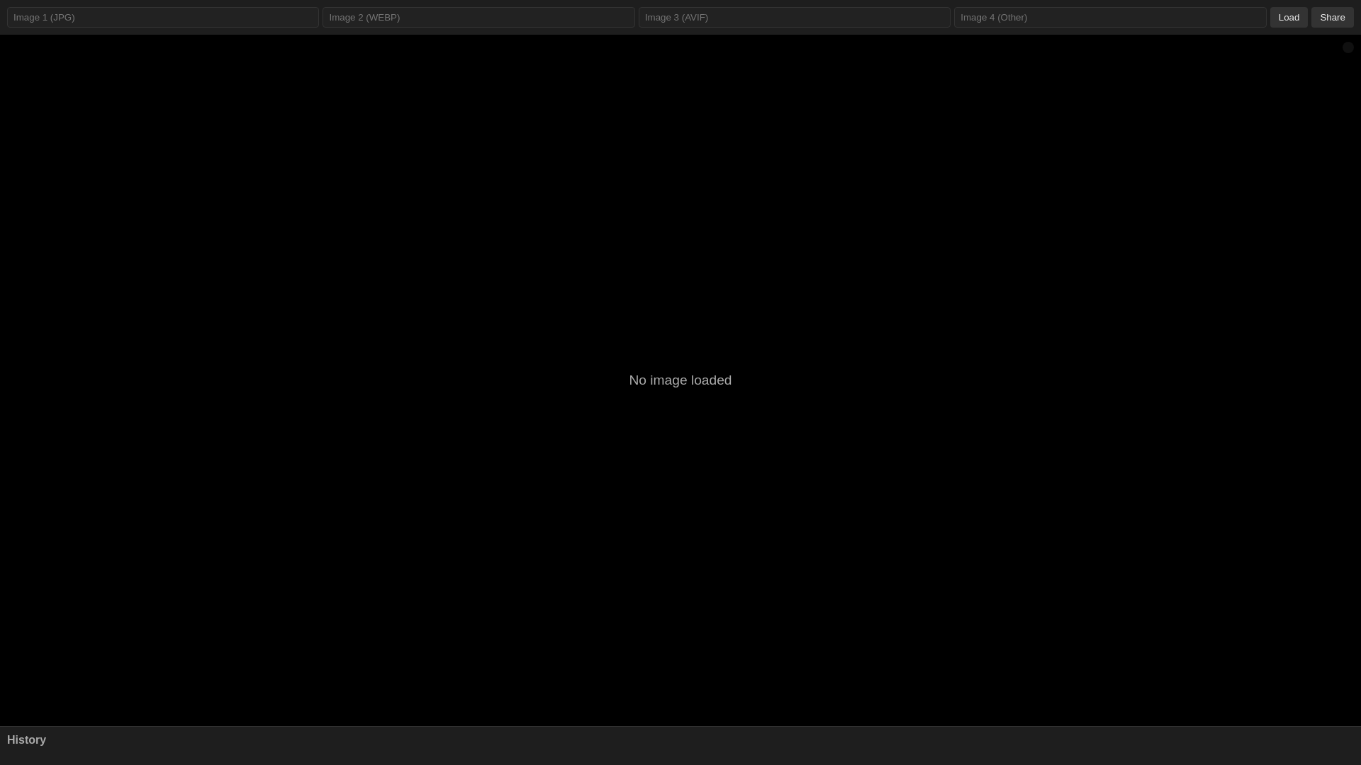 website screenshot of https://images-comparator.pages.dev/