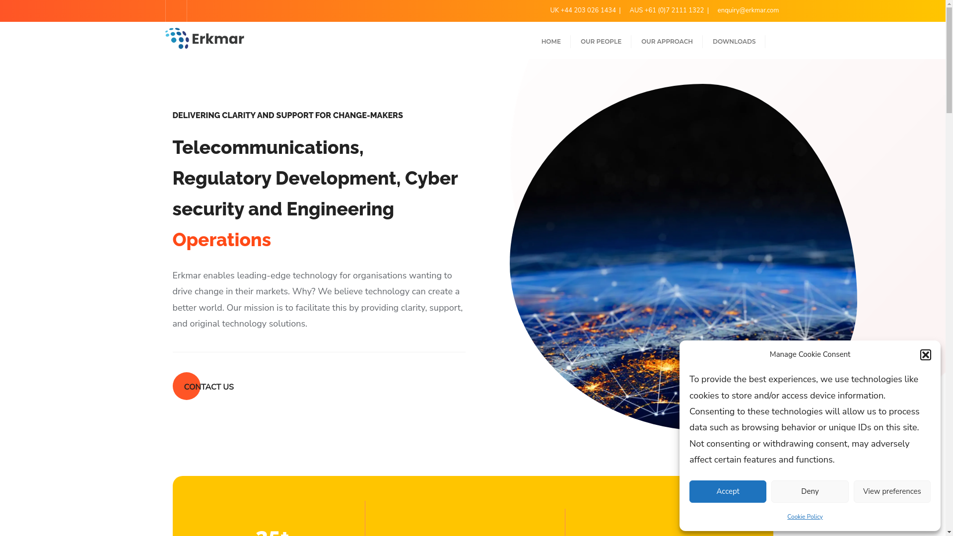 website screenshot of https://erkmar.com/