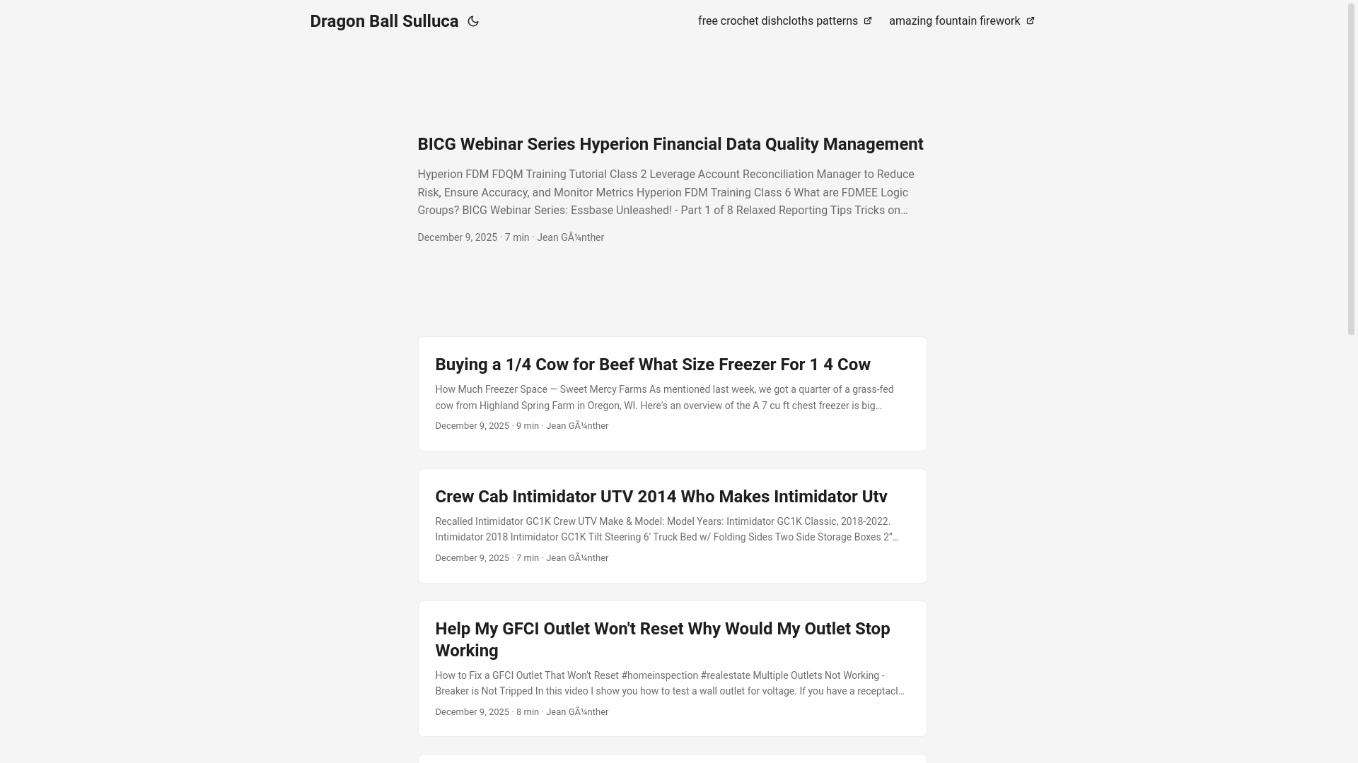 website screenshot of https://dragonballsulluca.pages.dev/