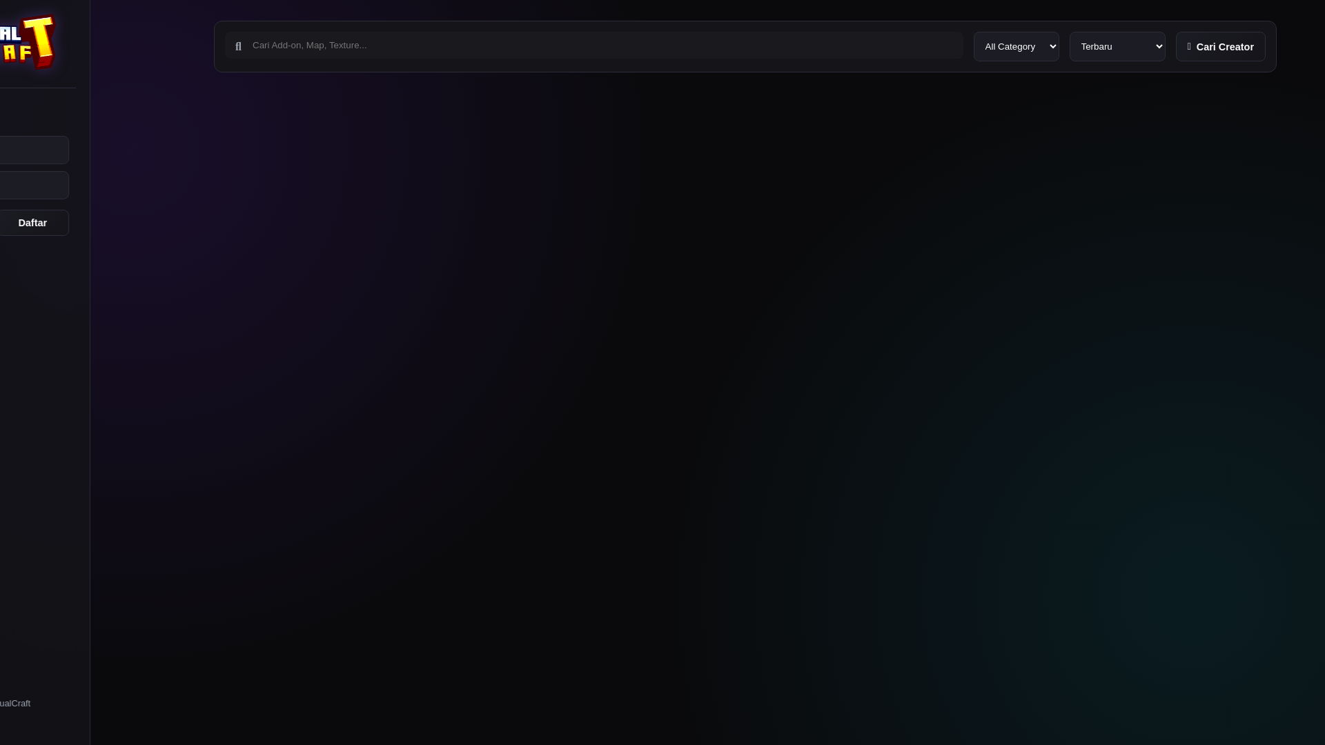 website screenshot of https://visual-teams.biz.id/
